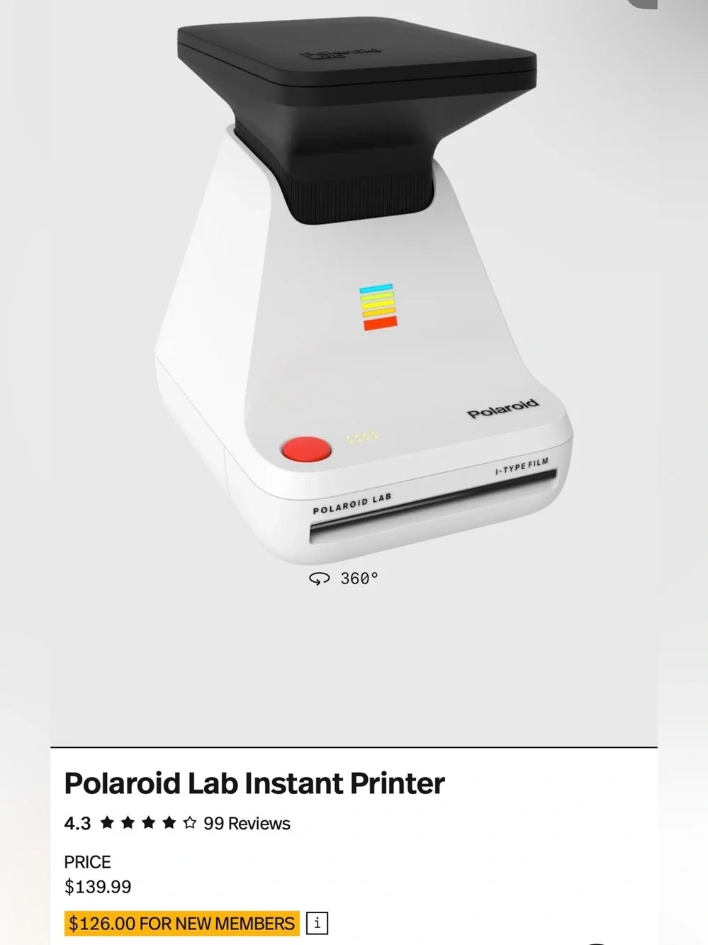 Polaroid Lab Photo Printer - Picture 8 of 8